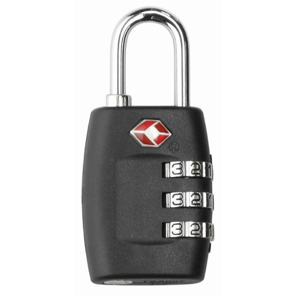 Product image thanxx® Reiseschloss "TSAMobileLock" schwarz Werbeartikel