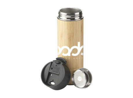 Product image Sakura 360 ml Bambus Thermoflasche/Thermobecher bedrucken
