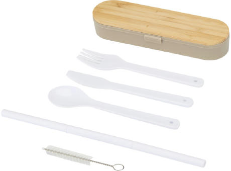 Product image Runa Besteckset mit Bambusdeckel Werbeartikel