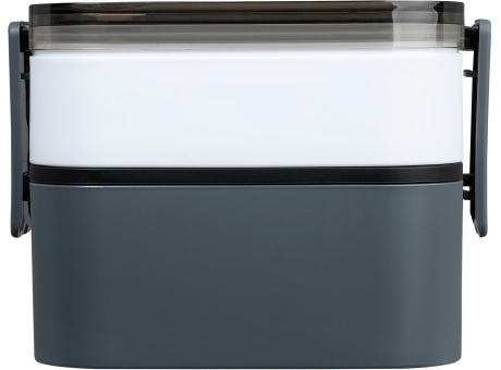 DUO Doppel- Lunchbox mit auslaufsicherem Deckel Werbeartikel