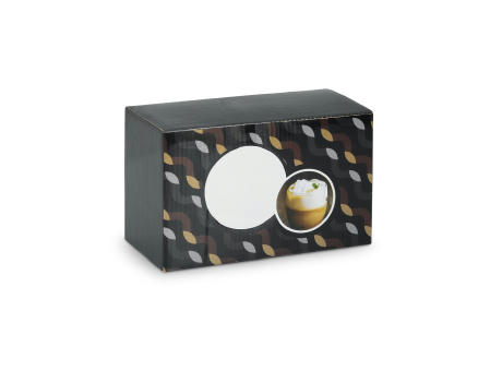 MACHIATO DUO. Set aus 2 Borosilikatglas bechern Werbeartikel