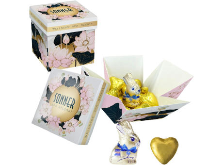 Meeting Star mit Choco Company Schokoladenherzen + 1 Gubor Osterhase Werbeartikel