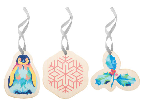 Product image Individueller Weihnachtsbaumschmuck CreaJul Wood Werbeartikel