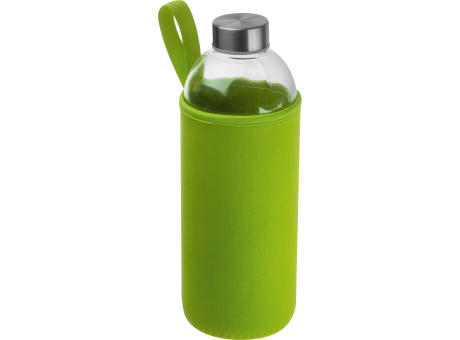 Product image Trinkflasche aus Glas mit Neoprenüberzug, 1.000ml bedrucken