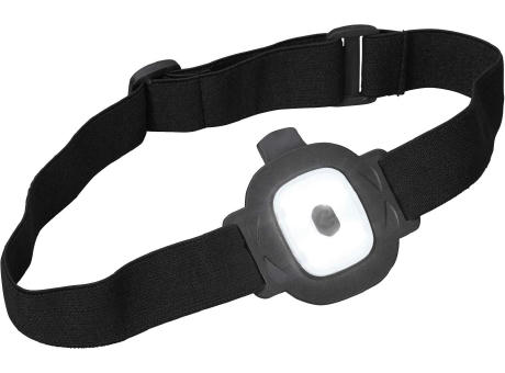 Beanie-Strickmütze mit herausnehmbarem LED-Licht und Stirnband Werbeartikel