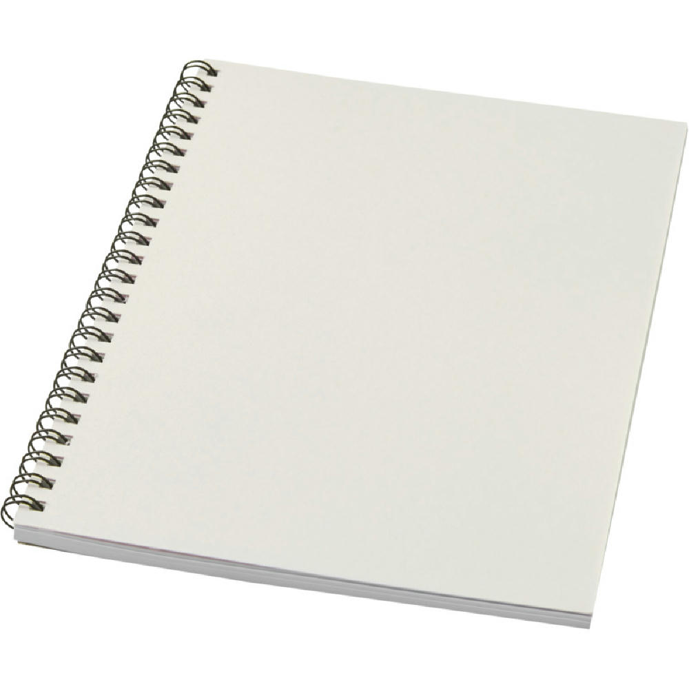 Product image Desk-Mate® A5 recyceltes farbiges Notizbuch mit Spiralbindung Werbeartikel