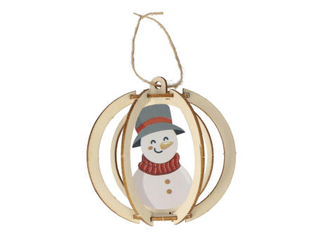 InSideOut Weihnachtsschmuck aus Holz 3er-Set Werbeartikel