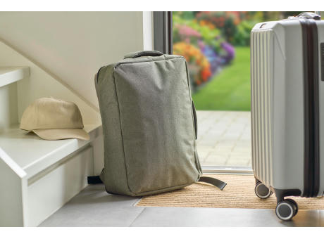 rPET (300D) Polyester Laptop-Rucksack Eulalia bedrucken