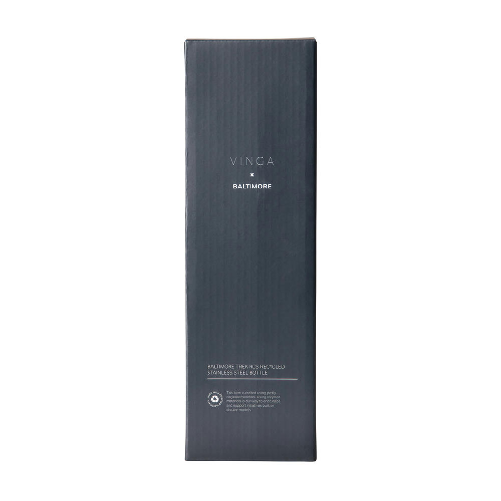 VINGA Baltimore Trek RCS recycelte SS Flasche 600ml Werbeartikel