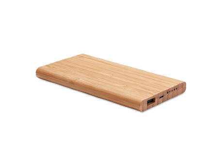 Product image Induktive Powerbank Bambus bedrucken