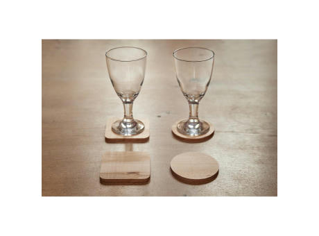 Untersetzer "Woody" eckig Werbeartikel