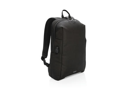 Swiss Peak AWARE™ RFID und USB A-Laptop-Rucksack bedrucken