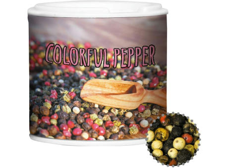 Product image Gewürzmischung bunte Pfefferkörner, ca. 20g, Gewürzpappstreuer Werbeartikel