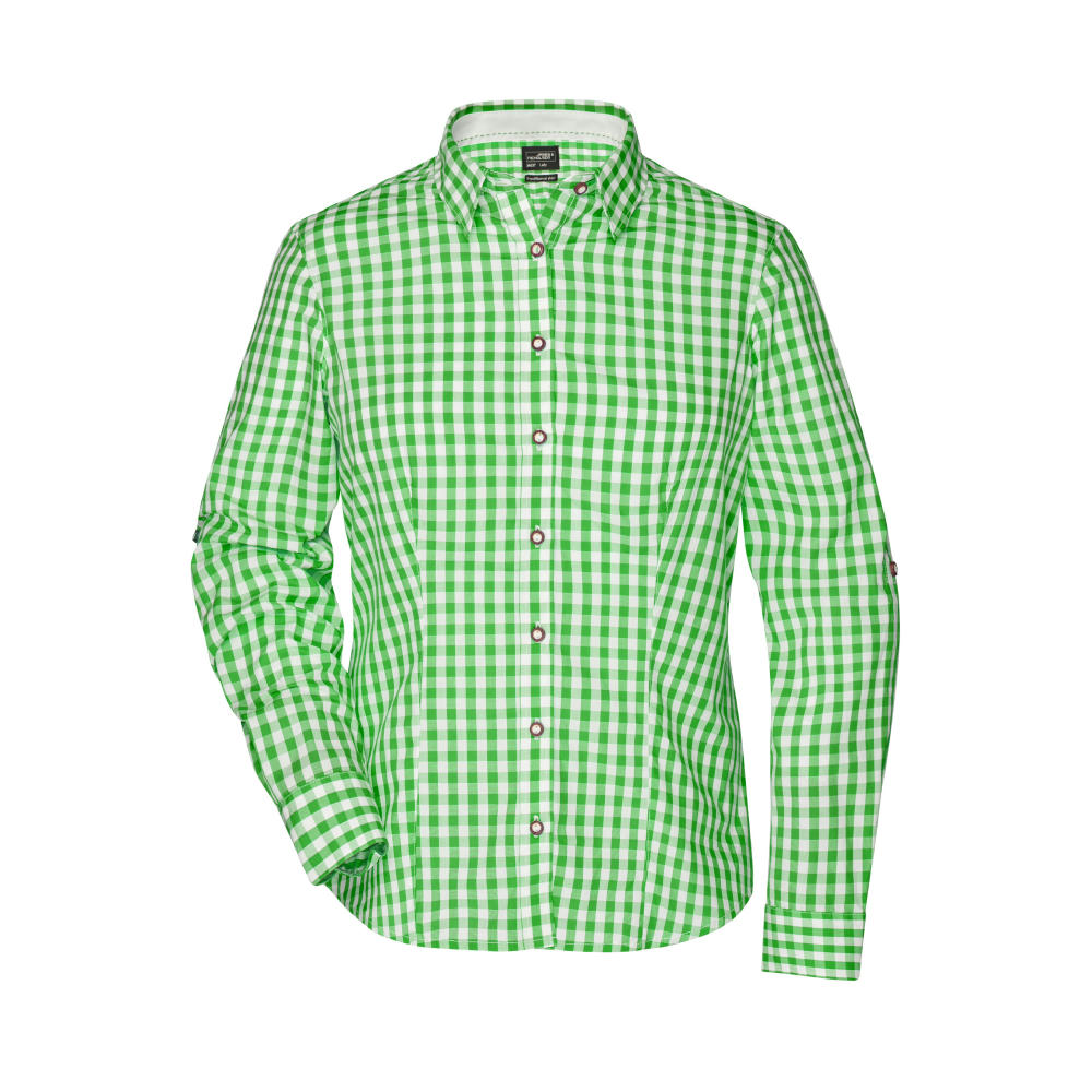 Product image Ladies' Traditional Shirt - Damenbluse und Herrenhemd im klassischen Trachtenlook Werbeartikel