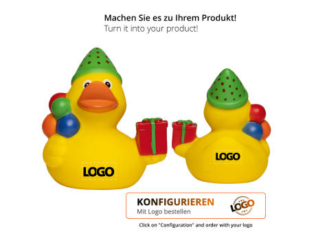 Quietsche-Ente Geburtstag Werbeartikel