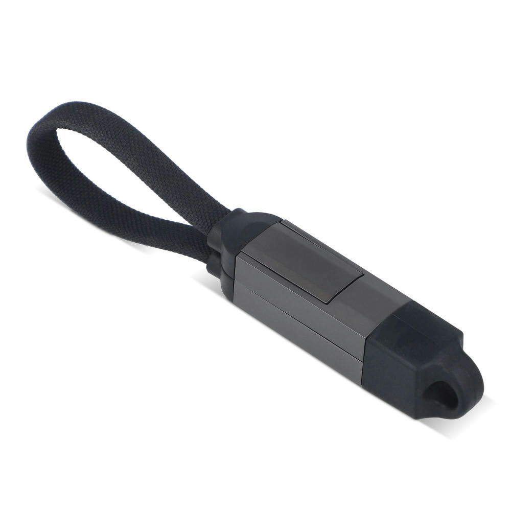 Multifunktionales 4-in-1 Kabel OTG Schlüsselanhänger Größe 60 W Werbeartikel