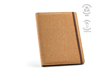 Kafka A4 Mappe Kork 64 Seiten  Werbeartikel