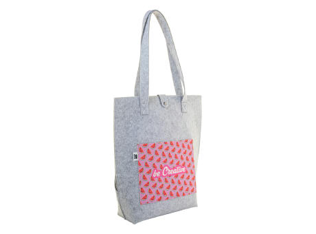 individuelle RPET Schultertasche CreaFelt Toteback bedrucken