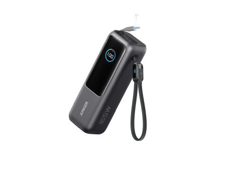 Anker Powerbank 25.000mAh-165W, mit integr. einziehb. Kabel bedrucken