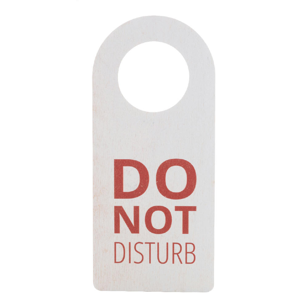 Product image Individueller Türhänger Disturb Wood Werbeartikel