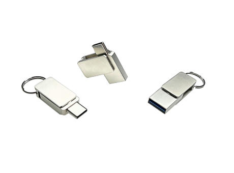 Product image USB-Stick Mini 042 Typ C USB 3.0 COB 8 GB Silber bedrucken