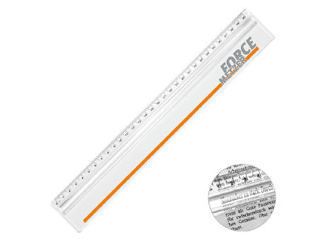 Lineal mit Zeilenlupe Werbeartikel