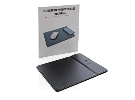 Mousepad mit Wireless-5W-Charging Funktion Werbeartikel