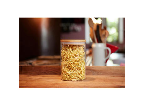 Glasbehälter "Bamboo", 1,6 l Werbeartikel