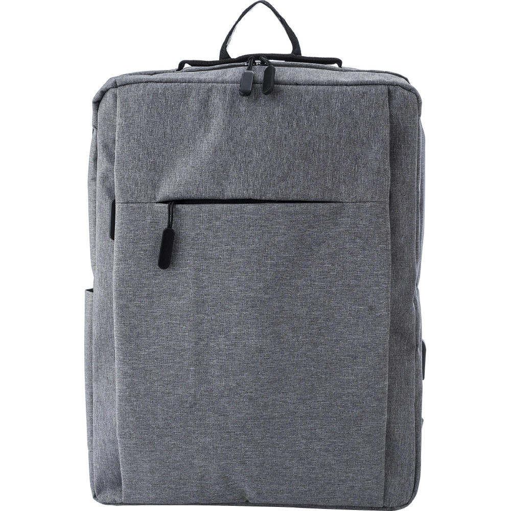 Polyester (600D) Rucksack Carlito Werbeartikel