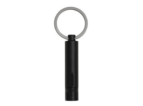 Schlüsselanhänger mit wiederaufladbare LED Taschenlampe REEVES-PORTO LIGHT Werbeartikel