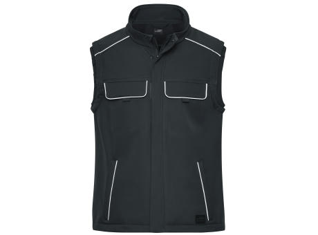 Workwear Softshell Vest - SOLID - - Professionelle Softshellweste im cleanen Look mit hochwertigen Details Werbeartikel