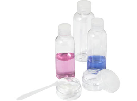 Kosmetik-Reiseset aus PET Dolores Werbeartikel