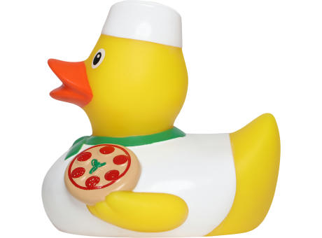 Quietsche-Ente Pizzabäcker Werbeartikel