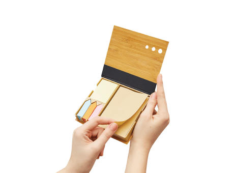 BAMBOO NOTE - Memobox bedrucken