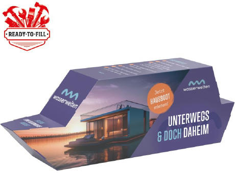 Product image 3D Präsent Schiff Individuelle Befüllung Werbeartikel