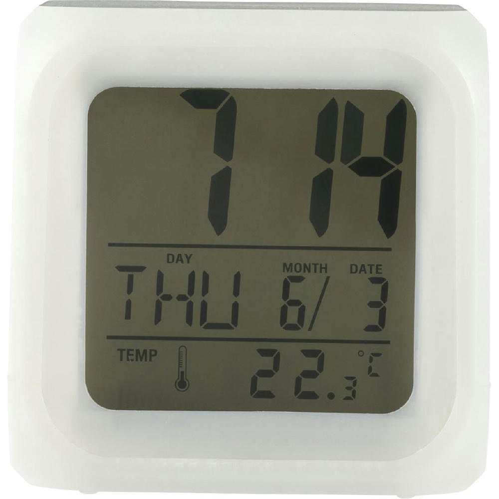 Product image Wecker in Würfel-Form Leona Werbeartikel
