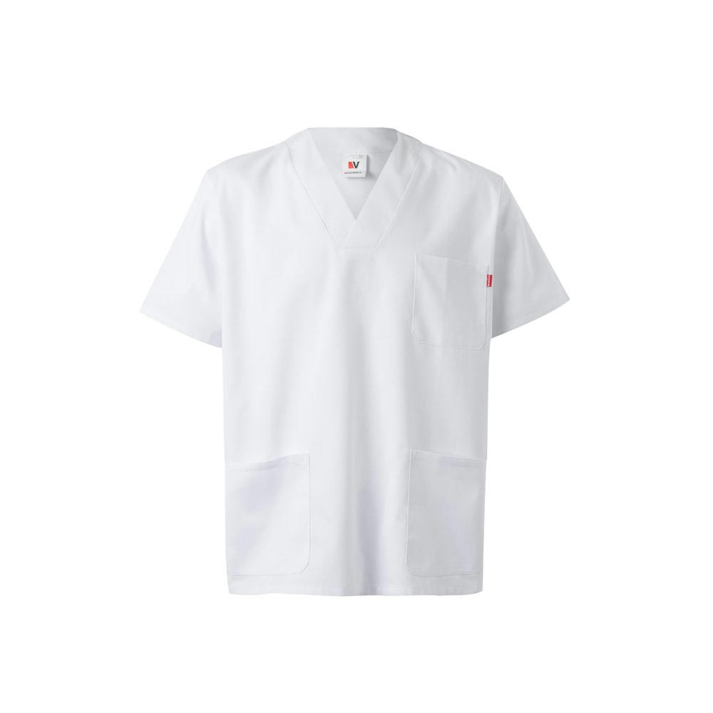 VL TLALOC. Tunika aus Twill (190g/m²) mit kurzen Ärmeln, aus Polyester (65%) und Baumwolle (35%) Werbeartikel