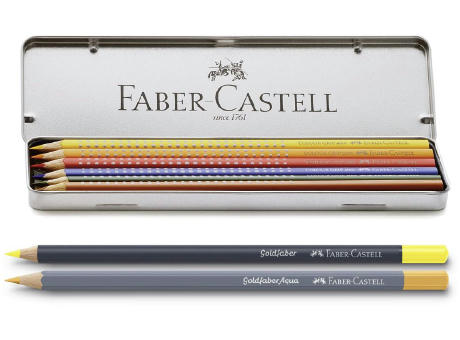 Product image 6 Buntstifte Colour Grip oder Goldfaber im Metalletui Werbeartikel