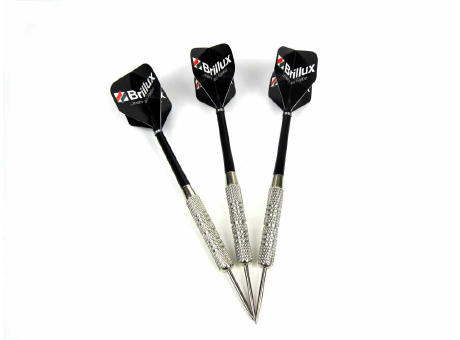 Product image 3 Steeldarts Blackstar 21g | indiv. 4c Logo auf Flights + Blister Werbeartikel