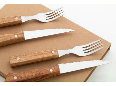 Steak-Besteckset Tomahawk Werbeartikel