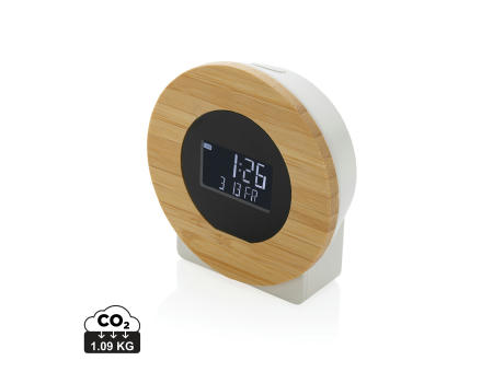 Product image Utah Tischuhr aus RCS rKunststoff & Bambus Werbeartikel
