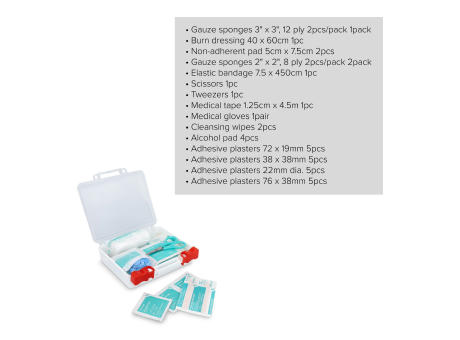 Erste-Hilfe-Set 37-teilig Sierra Werbeartikel