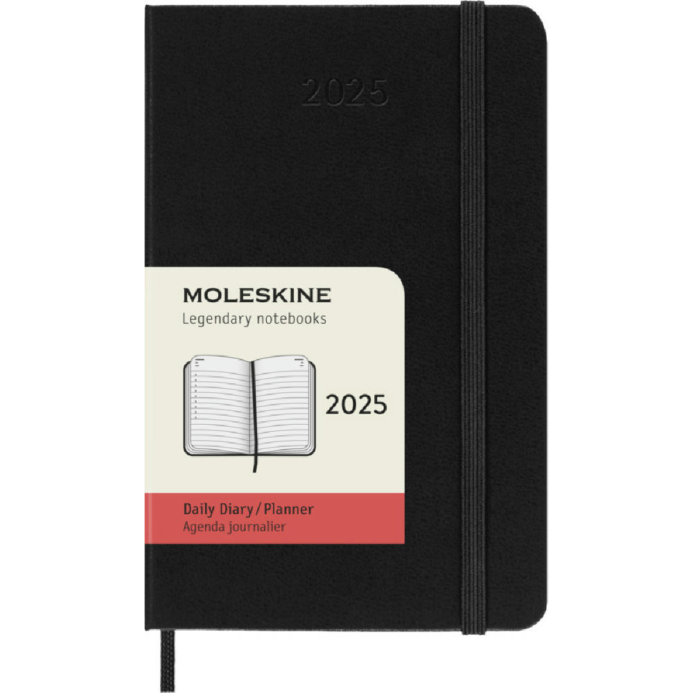 Product image Moleskine Hardcover 12 Monate Tageskalender , Pocket-Format Werbeartikel
