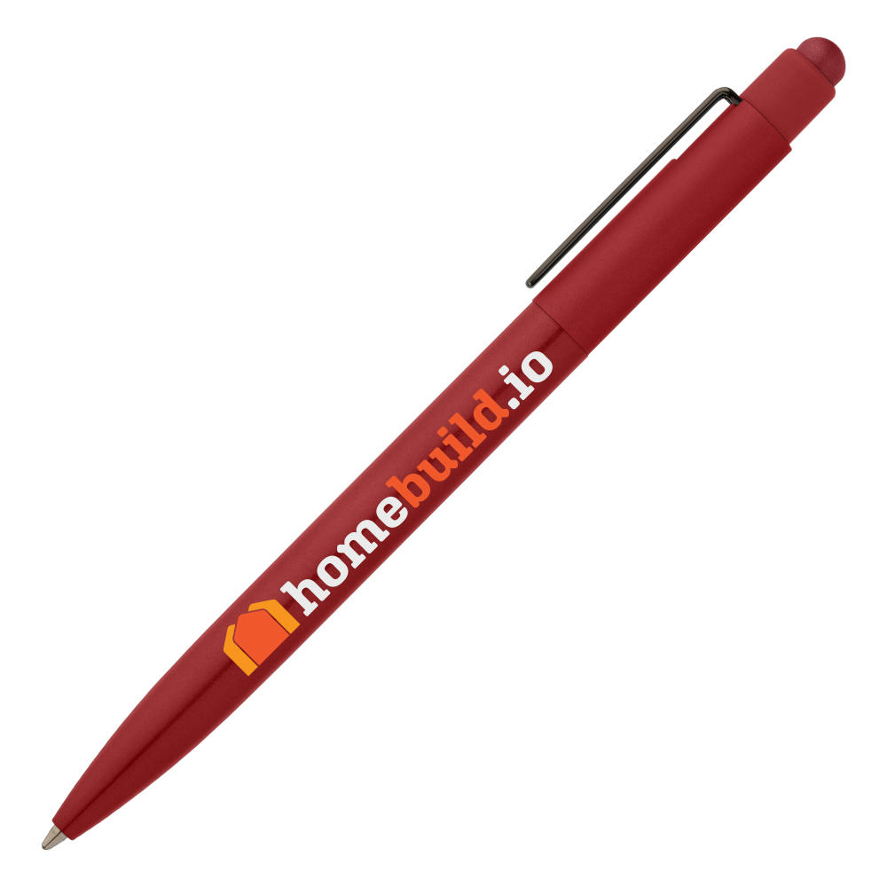 Evo Softy Kugelschreiber aus recyceltem Aluminium - m/Stylus Werbeartikel