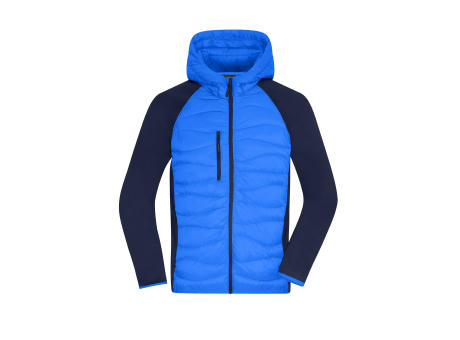 Product image Men's Hybrid Jacket - Sportliche Jacke mit Kapuze im attraktiven Materialmix Werbeartikel