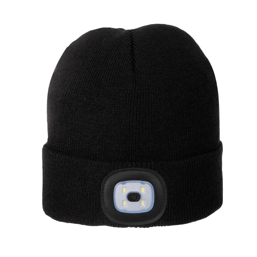 Luxury LED Beanie with Brim Werbeartikel