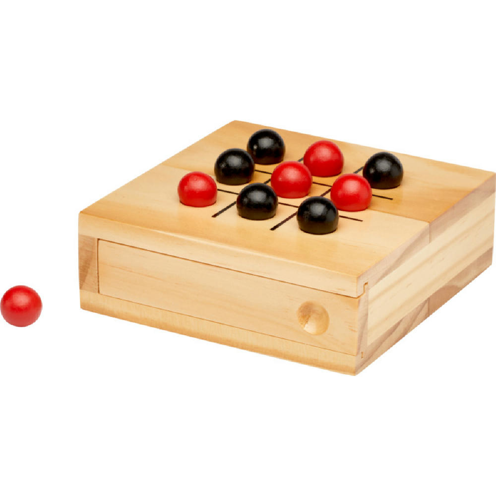 Product image Strobus Tic-Tac-Toe Spiel aus Holz Werbeartikel