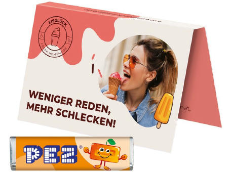 Product image Werbekarte Visitenkartenformat PEZ Werbeartikel