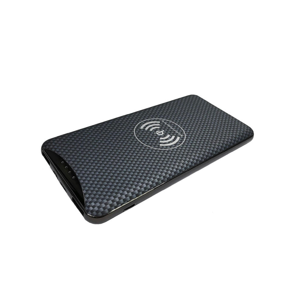 Product image Powerbank PB-47 QI Wireless Charging 10000 mAh Schwarz Werbeartikel