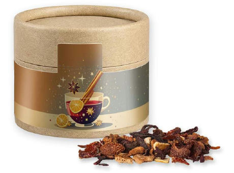 Product image Glühweingewürz fein, ca. 25g, Kraftpapierdose Mini Werbeartikel